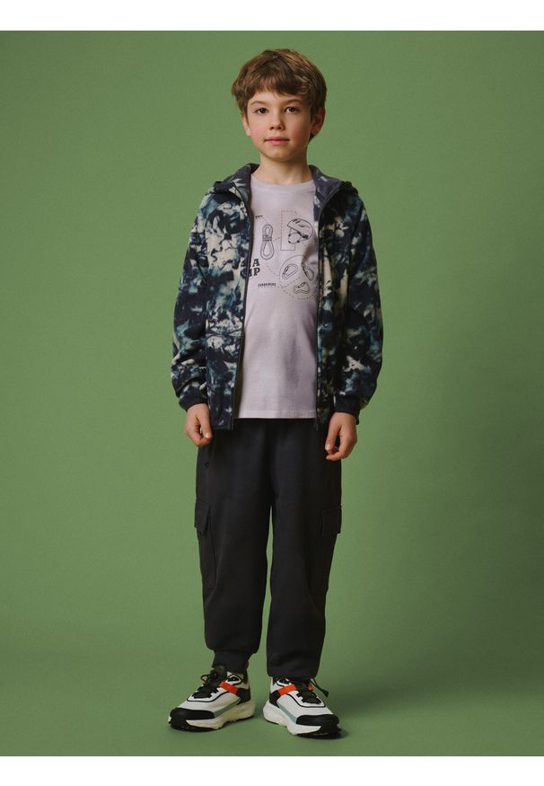 4f - 4F Polar regular z kapturem chłopięcy - multikolor 128 (7-8 lat). Typ kołnierza: kaptur. Kolor: wielokolorowy. Materiał: polar. Długość rękawa: raglanowy rękaw. Sezon: lato. Sport: turystyka piesza