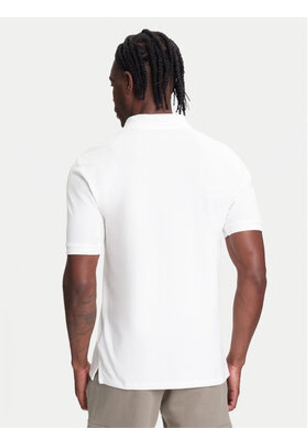 Guess Polo Z5YP02 K9WF1 Biały Regular Fit. Typ kołnierza: polo. Kolor: biały. Materiał: bawełna