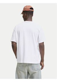 Jack & Jones T-Shirt Meadows Minimal 12283630 Biały Loose Fit. Kolor: biały. Materiał: bawełna #4
