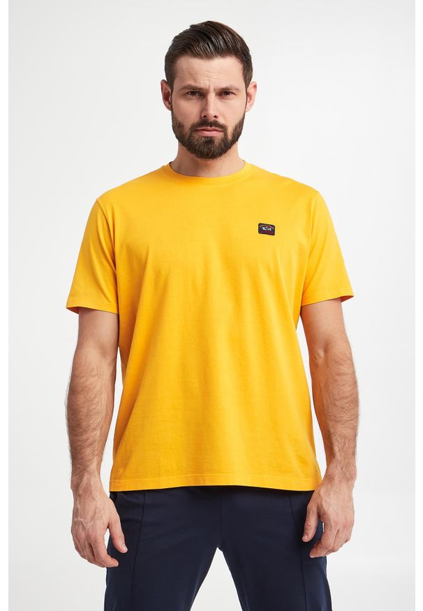 PAUL & SHARK - T-shirt męski z logo PAUL&SHARK