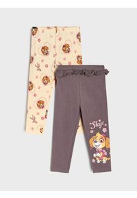 Sinsay - Legginsy 2 pack PAW Patrol - szary. Kolor: szary