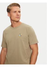 Lindbergh T-Shirt 30-400235 Zielony Relaxed Fit. Kolor: zielony. Materiał: bawełna #3