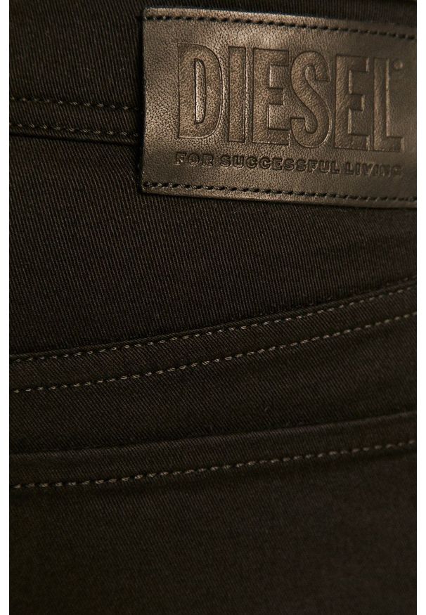 Diesel - Jeansy Sleenker. Kolor: czarny