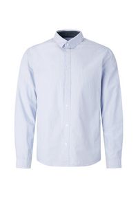 Tom Tailor Koszula 1033713 Niebieski Regular Fit. Kolor: niebieski. Materiał: bawełna
