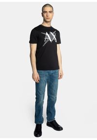 Koszulka męska czarna Armani Exchange 3LZTFD ZJ8EZ 1200. Kolor: czarny #3