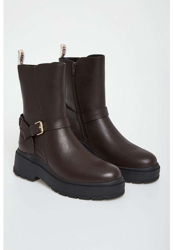 Liu Jo - Botki damskie skórzane LIU JO. Materiał: skóra