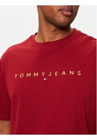 Tommy Jeans T-Shirt DM0DM19694 Czerwony Regular Fit. Kolor: czerwony. Materiał: bawełna #3