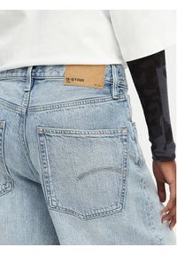 G-Star RAW - G-Star Raw Szorty jeansowe Clean Edge D28383-E352 Niebieski jasny Wide Fit. Kolor: niebieski. Materiał: bawełna #6