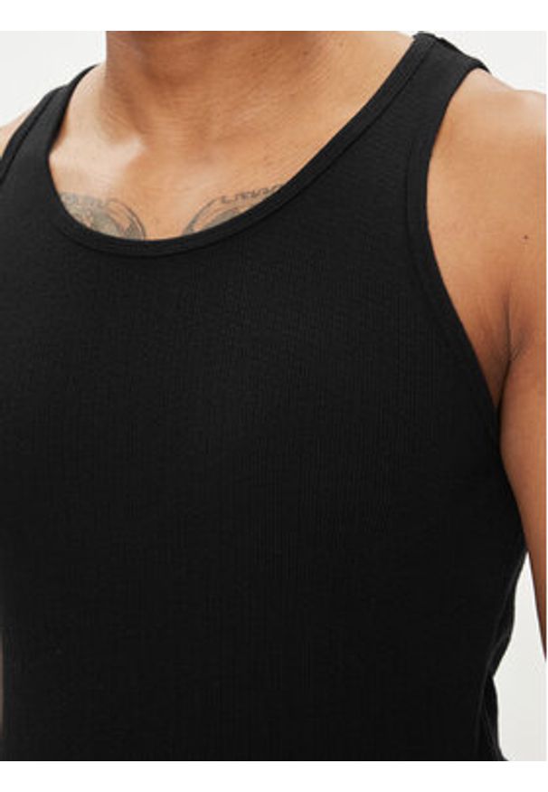 Jack & Jones - Jack&Jones Tank top Havana 12251771 Czarny Regular Fit. Kolor: czarny. Materiał: bawełna