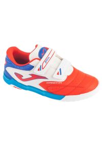Joma - Buty halowe do piłki nożnej chłopięce, Cancha Jr 26 CAJS IN. Kolor: czerwony. Sport: piłka nożna #1