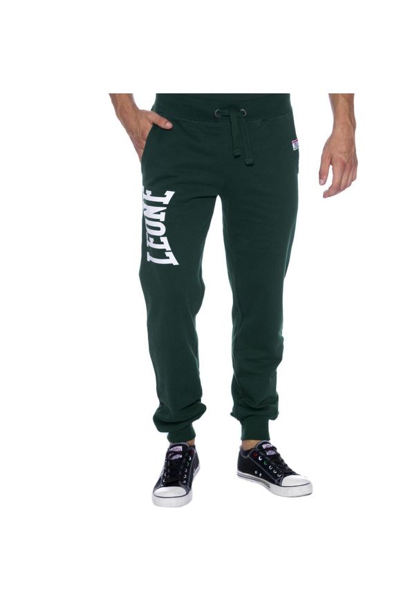 LEONE 1947 APPAREL - Spodnie męskie Leone 1947 Apparel. Kolor: zielony. Materiał: tkanina. Sport: fitness