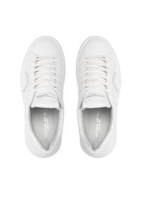 Philippe Model Sneakersy Temple BTLU V001 Biały. Kolor: biały. Materiał: skóra