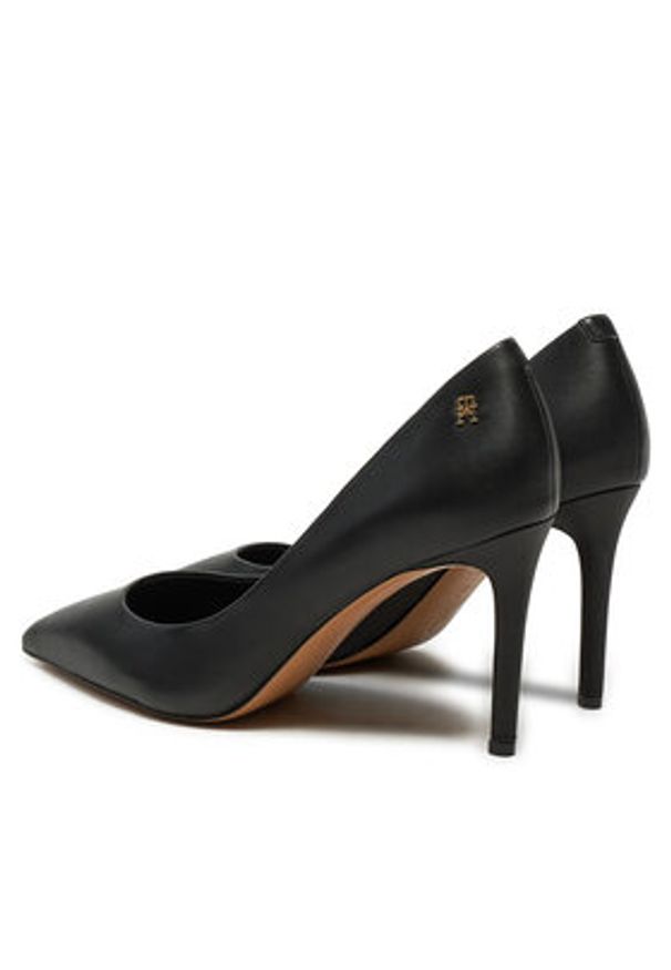 TOMMY HILFIGER - Tommy Hilfiger Szpilki Essential Pointed Pump FW0FW07533 Czarny. Kolor: czarny. Materiał: skóra. Obcas: na szpilce