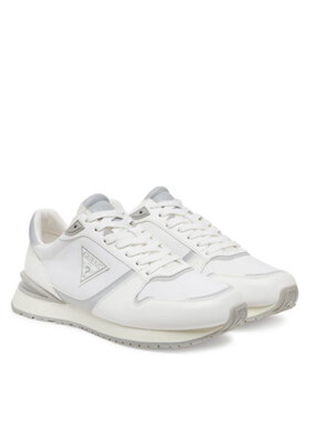 Guess Sneakersy FMJISL FAL12 Biały. Kolor: biały. Materiał: skóra