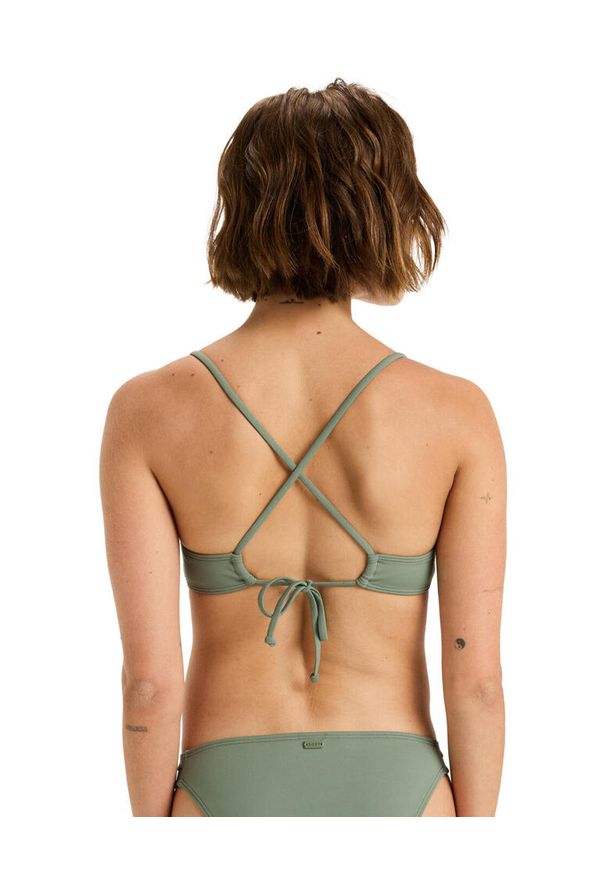 Roxy - Trójkątny stanik bikini dla Kobiety BEACH CLASSICS BA ATHL TRI Zielony. Kolor: zielony. Materiał: elastan, poliester, materiał