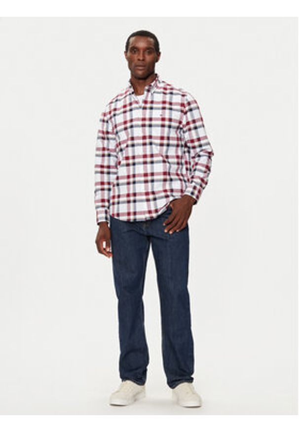 TOMMY HILFIGER - Tommy Hilfiger Koszula MW0MW36818 Kolorowy Regular Fit. Materiał: bawełna. Wzór: kolorowy