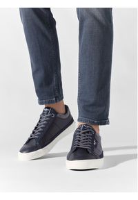 Pepe Jeans Sneakersy Barry Smart PMS30881 Granatowy. Kolor: niebieski. Materiał: skóra