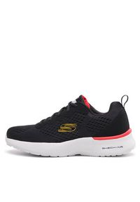 skechers - Skechers Sneakersy Tuned Up 232291/BLK Czarny. Kolor: czarny. Materiał: materiał #7