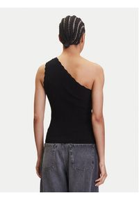 JDY Top Nanna 15351420 Czarny Slim Fit. Kolor: czarny. Materiał: wiskoza #3