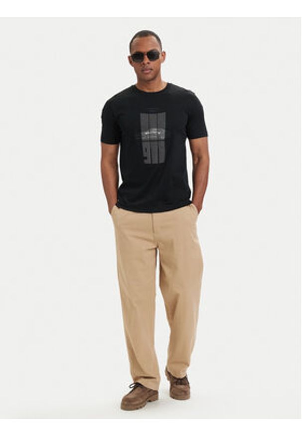 BOSS T-Shirt PS Spirit70 Grx 50559811 Czarny Regular Fit. Kolor: czarny. Materiał: bawełna