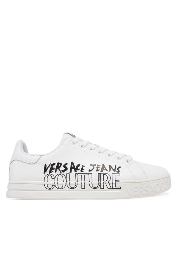 Versace Jeans Couture Sneakersy 78YA3SKC Biały. Kolor: biały. Materiał: skóra