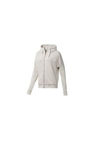 Bluza sportowa damska Reebok Training Essentials Marble Logo Full Zip. Typ kołnierza: kaptur. Kolor: beżowy #1