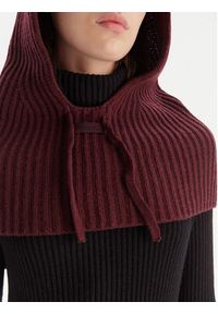 Pinko - PINKO Balaklawa 104494 A2Z1 R57 Bordowy. Kolor: czerwony. Materiał: wełna #3