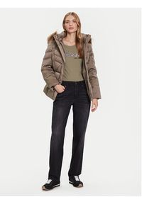 Guess Kurtka puchowa W5BL31 W2802 Khaki Regular Fit. Kolor: brązowy. Materiał: syntetyk #5