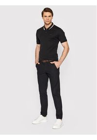 BOSS - Boss Polo Panrose 38 50469360 Czarny Slim Fit. Typ kołnierza: polo. Kolor: czarny. Materiał: bawełna #4