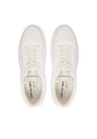 Emporio Armani Sneakersy EM005293 AF24321 M0360 Biały. Kolor: biały. Materiał: materiał #5