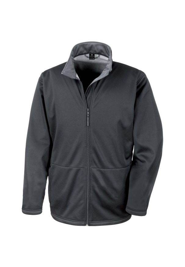RESULT - Kurtka Result Softshell imperméable. Kolor: czarny. Materiał: softshell. Styl: elegancki