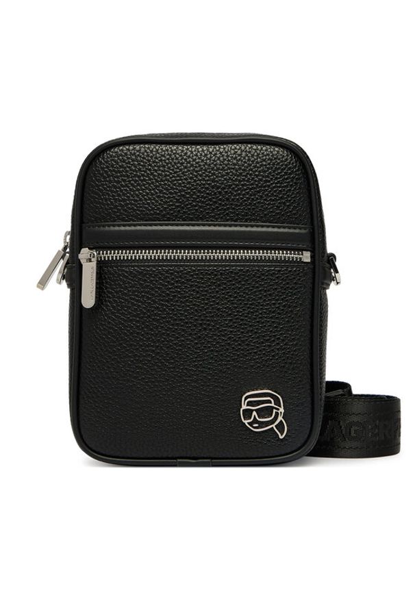 Karl Lagerfeld - KARL LAGERFELD Saszetka A3M30171 Czarny. Kolor: czarny. Materiał: skóra