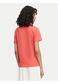 Beverly Hills Polo Club T-Shirt P-SS26W-TS516518 Koralowy Regular Fit. Typ kołnierza: polo. Kolor: pomarańczowy. Materiał: bawełna #3
