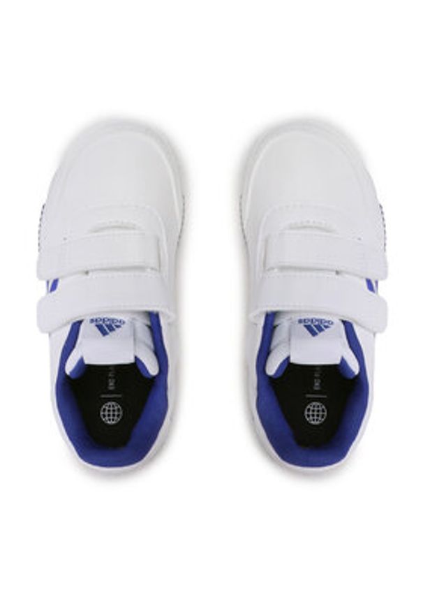 Adidas - adidas Sneakersy Tensaur Sport Training Hook and Loop Shoes H06307 Biały. Kolor: biały. Materiał: syntetyk