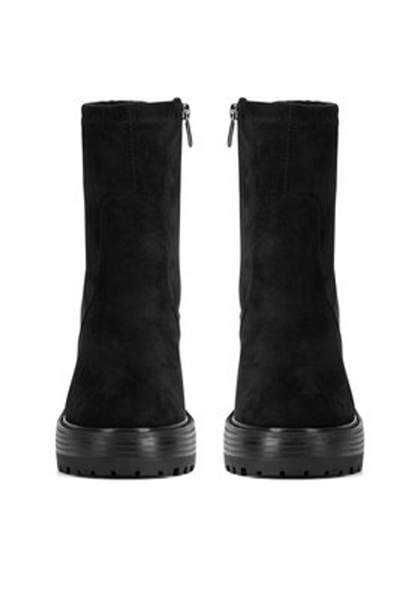 Nine West Botki WFA3375-1 Czarny. Kolor: czarny. Materiał: materiał