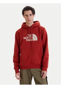 The North Face Bluza Drew Peak NF0A89EM Pomarańczowy Regular Fit. Kolor: pomarańczowy. Materiał: bawełna #1