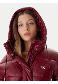 Calvin Klein Jeans Kurtka zimowa LV047D505G Bordowy Relaxed Fit. Kolor: czerwony. Materiał: syntetyk. Sezon: zima #2