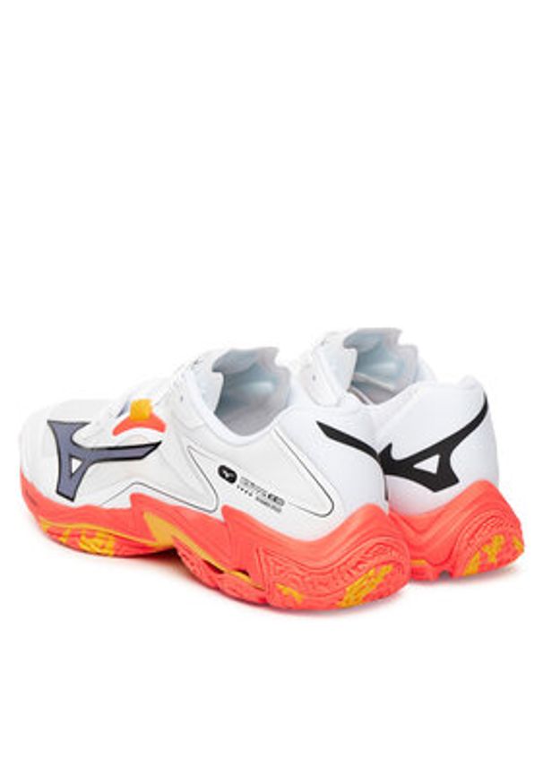Mizuno Buty halowe Wave Lightning Z8 V1GA2400 Pomarańczowy. Kolor: pomarańczowy. Materiał: skóra. Model: Mizuno Wave