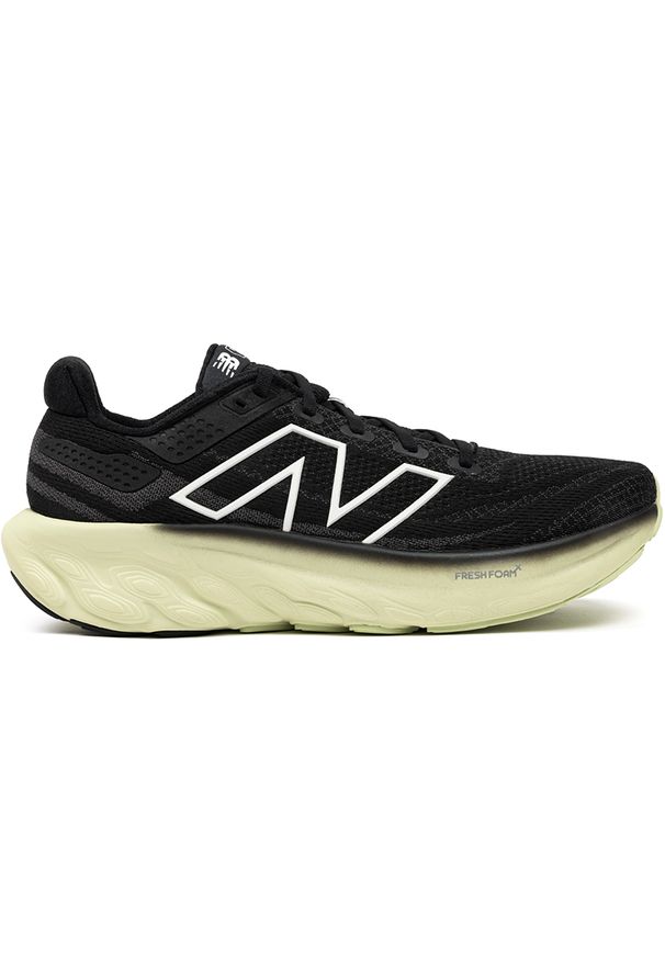 Buty do biegania męskie New Balance Fresh Foam 1080 v13 M1080LAC – czarne. Okazja: na co dzień. Kolor: czarny. Materiał: materiał. Szerokość cholewki: normalna. Sport: bieganie, fitness