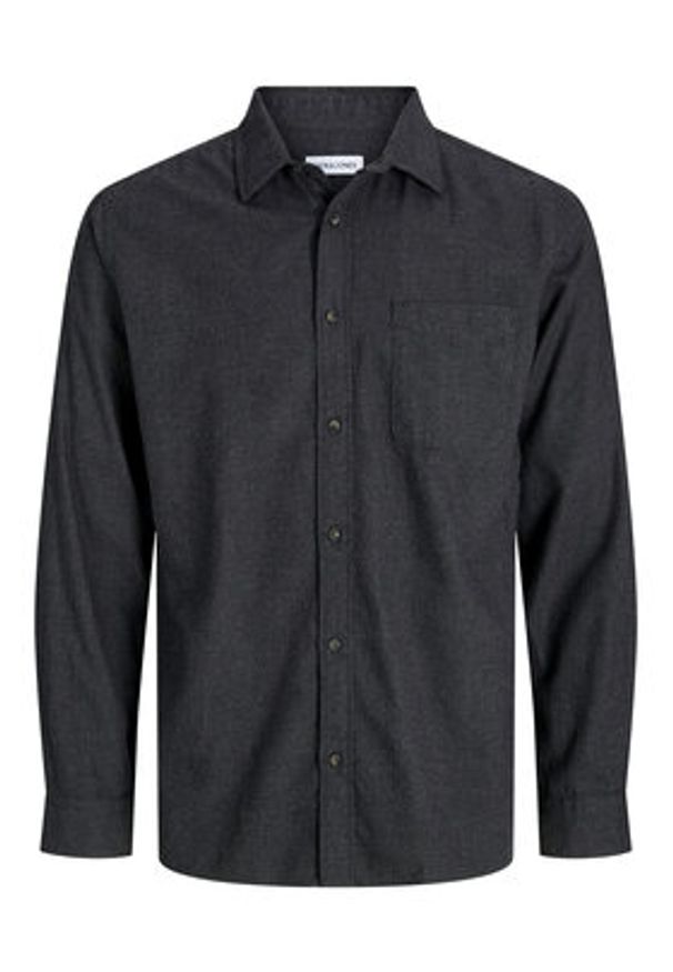Jack & Jones - Jack&Jones Koszula Classic Melange 12278416 Szary Regular Fit. Kolor: szary. Materiał: bawełna