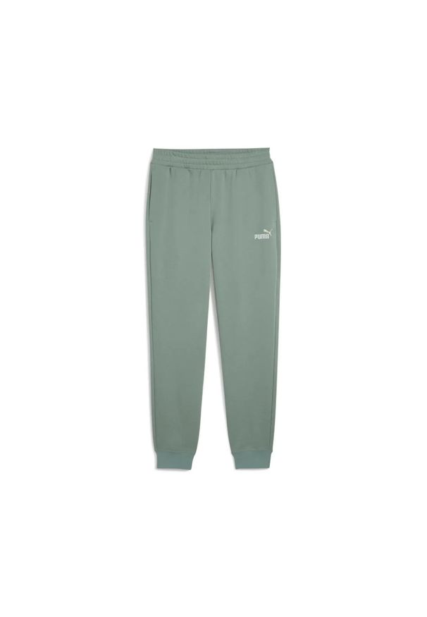 Puma Spodnie Ess 2 Color No.1 Logo Tr Cl 68471430. Kolor: zielony. Materiał: dresówka