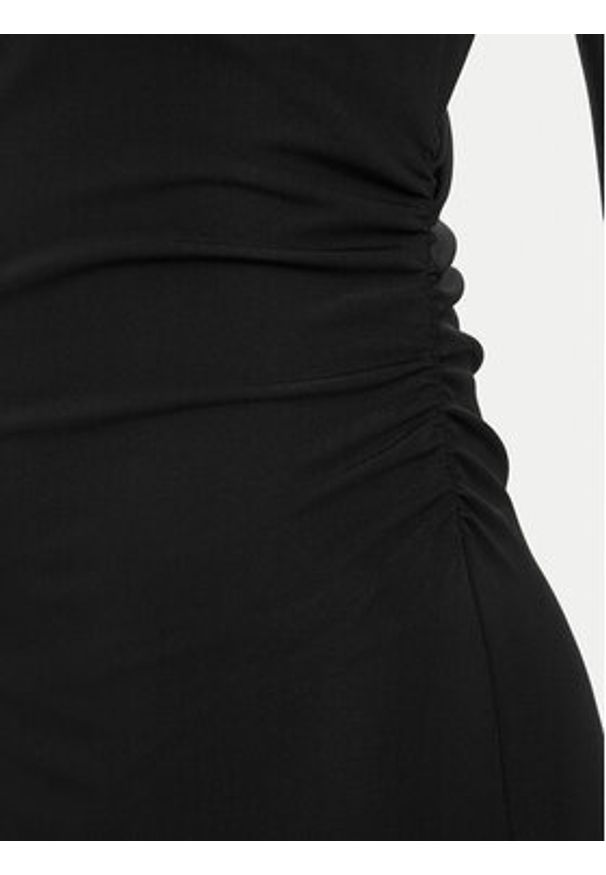 Patrizia Pepe Sukienka koktajlowa 2A3040/J333-K103 Czarny Regular Fit. Kolor: czarny. Materiał: syntetyk. Styl: wizytowy