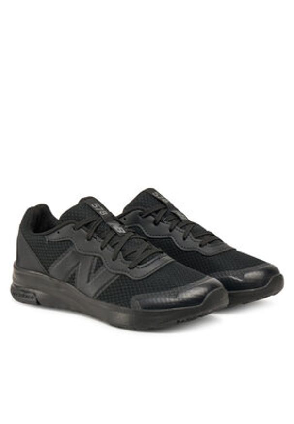 New Balance Buty do biegania 578's GK578BB Czarny. Kolor: czarny. Materiał: skóra