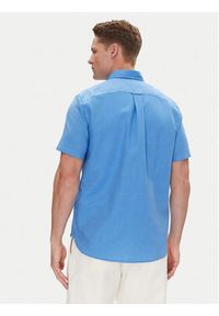 TOMMY HILFIGER - Tommy Hilfiger Koszula MW0MW40703 Niebieski Regular Fit. Kolor: niebieski. Materiał: len, bawełna #3