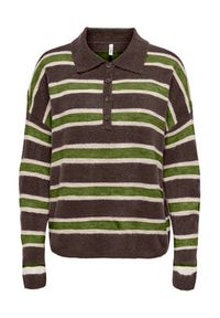 only - ONLY Sweter Talio 15358606 Szary Regular Fit. Kolor: szary. Materiał: syntetyk #6