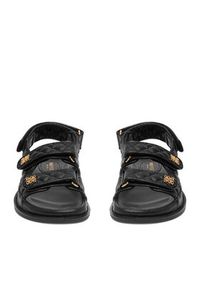 Nine West Sandały V1557-703-1 Czarny. Kolor: czarny. Materiał: materiał #3