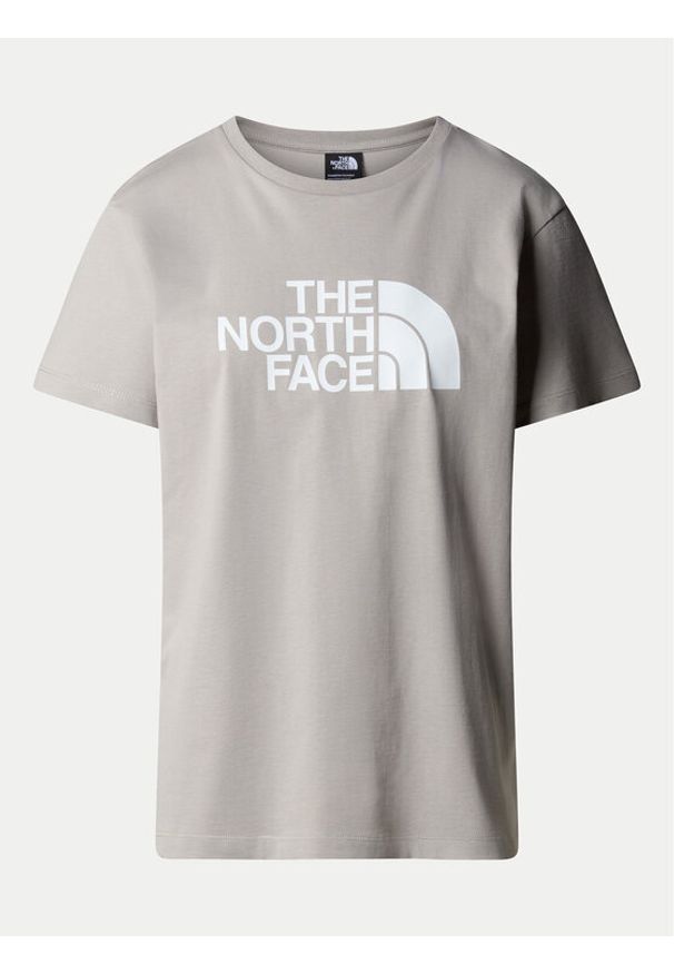 The North Face T-Shirt Easy NF0A87N9 Beżowy Relaxed Fit. Kolor: beżowy. Materiał: bawełna