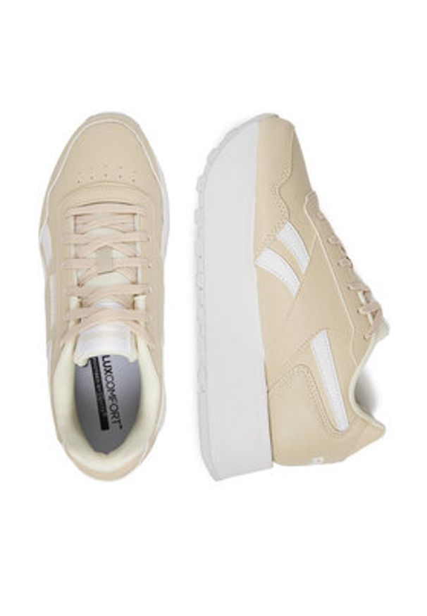 Reebok Sneakersy CEO-GLIDE TRIPPLE 100256844 Beżowy. Kolor: beżowy. Materiał: skóra