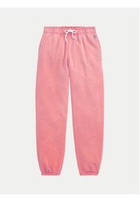 Polo Ralph Lauren Spodnie dresowe 211935585002 Różowy Regular Fit. Kolor: różowy. Materiał: bawełna #5