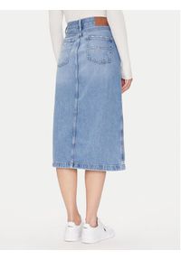 Tommy Jeans Spódnica jeansowa Claire Midi Skirt Bi8036 DW0DW21292 Niebieski Regular Fit. Kolor: niebieski. Materiał: bawełna #2